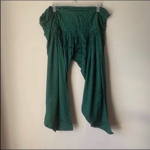 Emerald green salwar (trousers)